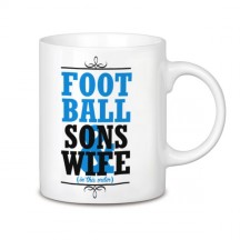 Football, Sons and wife