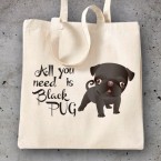 All you need is black pug_1